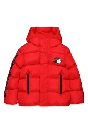 bomber in poliamide rosso DSQUARED KIDS | DQ2449D00BNDQ453